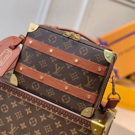 Louis Vuitton LV x NBA Small Handle Trunk Bag in Monogram Canvas M45785 Brown 2021