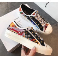 Dior Walk'N'dior Sneaker in Embroidered Patchwork Fabric 2019