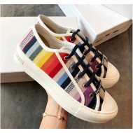 Dior Walk'N'dior Sneaker in Stripe Fabric Multicolor 2019