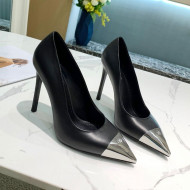 Louis Vuitton Urban Twist Leather Pump 5.5/10.5cm with Silver Cap Black 2021