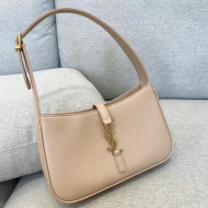 Saint Laurent LE 5 À 7 Hobo Bag in Smooth Calfskin 657228 Light Pink 2021