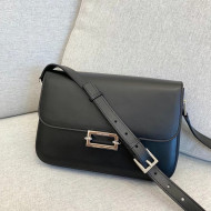 Saint Laurent Le Pave Satchel Bag in Smooth Leather 657186 Black 2021