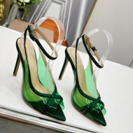 Gianvito Rossi Metropolis Crystal High Heel Sandals 10.5cm Green 2022