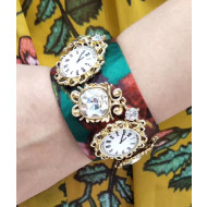 Dolce&Gabbana DG Print and Charms Bracelet