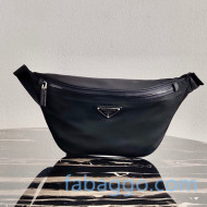 Prada Nylon and Saffiano Leather Belt Bag 2VL033 Black 2020