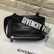 Givenchy Mini Paris Panora Bag in Calf Leather with Canvas Strap 2018