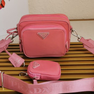 Prada Re-Edition 2005 Nylon Bag 1BH153 Pink 2021