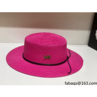 Dior Straw Wide Brim Hat DH31402 Rosy 2022