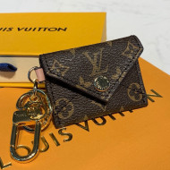 Louis Vuitton Kirigami Pouch Bag Charm and Key Holder Brown Monogram Canvas 2021