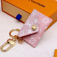 Louis Vuitton Kirigami Pouch Bag Charm and Key Holder Gradient Monogram Canvas Pink 2021