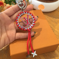 Louis Vuitton Very Bag Charm and Key Holder Red/Silver 2021