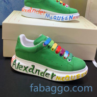 Alexander McQueen Velvet Graffiti Sneakers 05 2020 (For Women and Men)