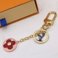 Louis Vuitton Flash Flower Bag Charm and Key Holder Gold/Silver/Red 2021 04