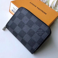 Louis Vuitton Damier Graphite Canvas Key Holder and Coin Purse M58106 