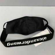 Alexander Wang Mask with Logo Strap Black/White 2021