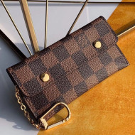 Louis Vuitton Damier Ebene Canvas Key Holder and Coin Purse M60029  