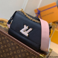 Louis Vuitton Twist PM Bag in Epi Leather M57667 Black 2021