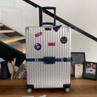 Fendi x Rimowa FF Silver Luggage Blue Band 20/26/29 inches 2019