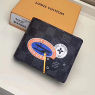 Louis Vuitton Damier Cobalt Canvas Multiple Wallet League Series 2017