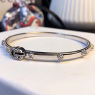 Gucci GG Running Bracelet Silver 554573 2019