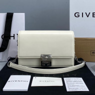 Givenchy Small 4G Bag in Box Leather with Chain Ivory White 2021