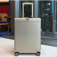 Gucci Aluminum-magnesium Alloy 20 Inche Luggage Silver 2018