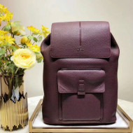 Dior Calfskin Rucksace Backpack Burgundy 2018