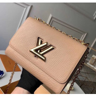 Louis Vuitton Epi Leather Twist MM Shoulder Bag M50282 Beige/Gold 2020