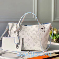 Louis Vuitton Mahina Hina PM Bag in Monogram Perforated Calfskin M56199 Snow White 2020 