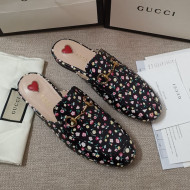 Gucci Liberty London Floral Mules Black 2020