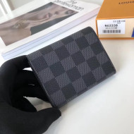 Louis Vuitton Damier Graphite Canvas Enveloppe Carte De Visite N63338 2017