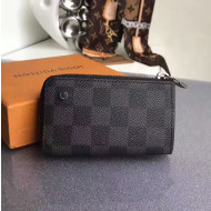 Louis Vuitton Damier Graphite Canvas Zip Coin Purse 