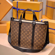 Louis Vuitton Week-End Tote Bag PM M45734 Monogram Canvas/Black 2021 