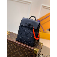 Louis Vuitton Steamer XS Monogram Leather Bag M58707 Black 2022