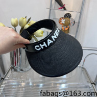 Chanel Visor Hat Black/White 2022 0401114