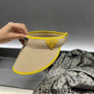 Bottega Veneta Visor Hat Beige/Yellow 2022 0401153