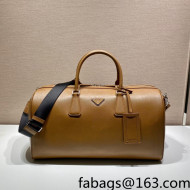 Prada Saffiano Leather Travel Bag 2VC018 Cinamon Brown 2021 