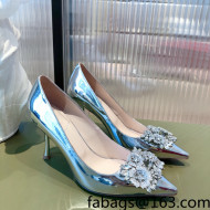 Roger Vivier Crystal Buckle Pumps 8.5cm Silver 2022 35