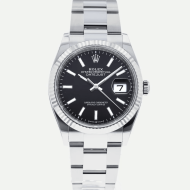 SUPER QUALITY – Rolex Datejust 126234 – Men: Dial Color – Black, Bracelet - Stainless Steel, Case Size – 36mm, Max. Wrist Size - 7 inches