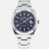 SUPER QUALITY – Rolex Datejust 126300 – Men: Dial Color – Blue, Bracelet - Stainless Steel, Case Size – 41mm, Max. Wrist Size - 7 inches