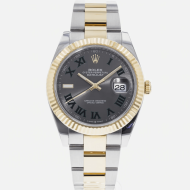 SUPER QUALITY – Rolex Datejust 126333 Gender – Men: Dial Color – Gray, Bracelet - Yellow Gold Plated, Stainless Steel, Case Size – 41mm, Max. Wrist Size - 7.25 inches