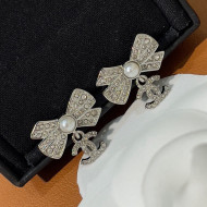 Chanel Bow Short Earrings 2022 031158