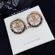 Chanel Round Stud Earrings 2022 031157