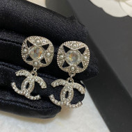 Chanel Star Short Earrings Silver 2022 031162