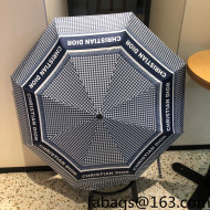 Dior Houndstooth Umbrella Blue 2022 23