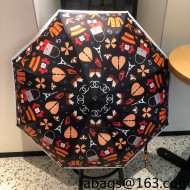 Chanel Umbrella Black 2022 25