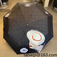 Chanel Coco Umbrella Black 2022 29