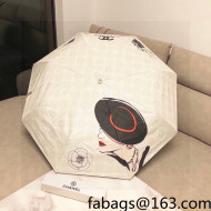 Chanel Coco Umbrella White 2022 30