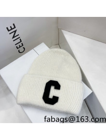 Chanel Knit Hat White 2021 122238