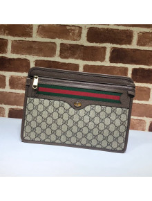 Gucci GG Canvas Web Zip Pouch 597619 2019